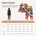 thumbnail image 4 of Salouo Hello Summer Pattern Women's Pajamas Set Long Sleeve Button Down Sleepwear Soft Pj Lounge Sets for women 2 Piece Pjs Set with Long Pants-Small, 4 of 7