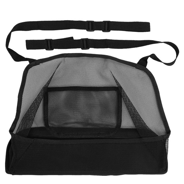 Bolsa De Almacenamiento De Carga Plegable, Correa Ajustable, Tela De Malla Endurecida, Organizador Colgante De Bolsillo Para La Mayoría De Los Vehículos OTVIAP Negro