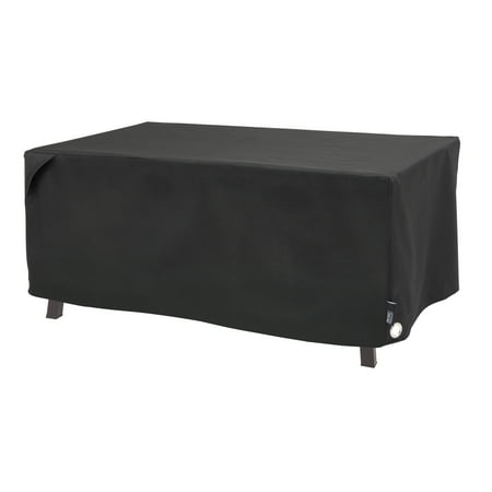 

Modern Leisure Black Diamond Patio Coffee Table Cover Waterproof 48 L X 25 W X 18 H Black