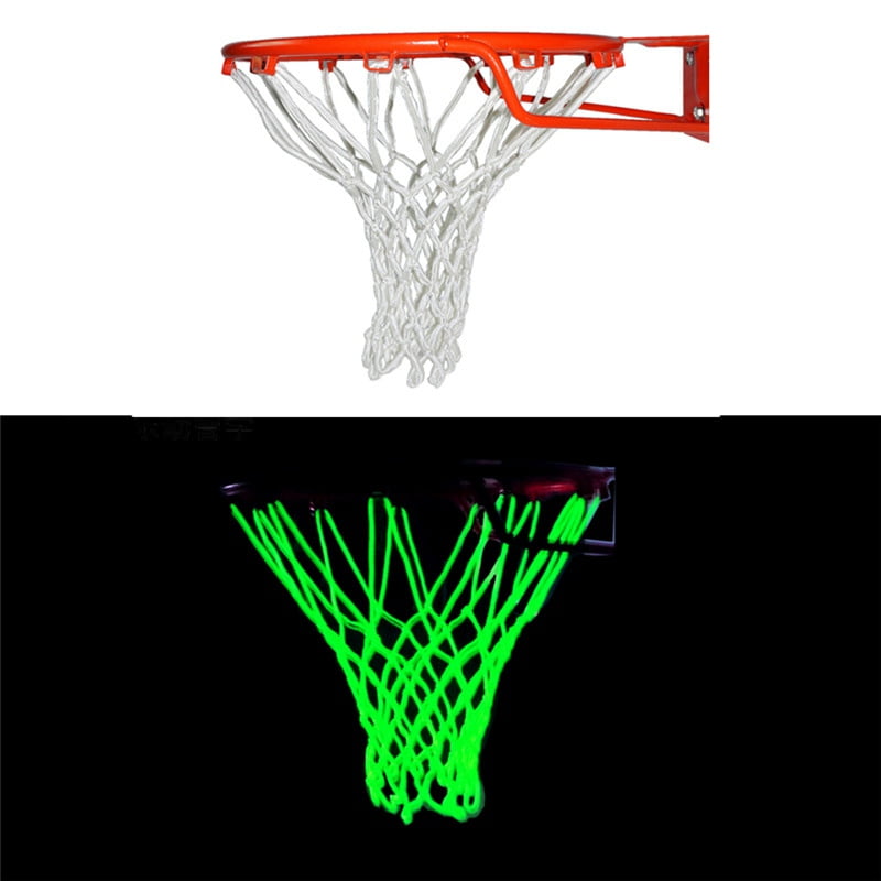 Luminous Basketball Net Heavy Duty Nylon Galvanized Steel Chain Basketball Net 