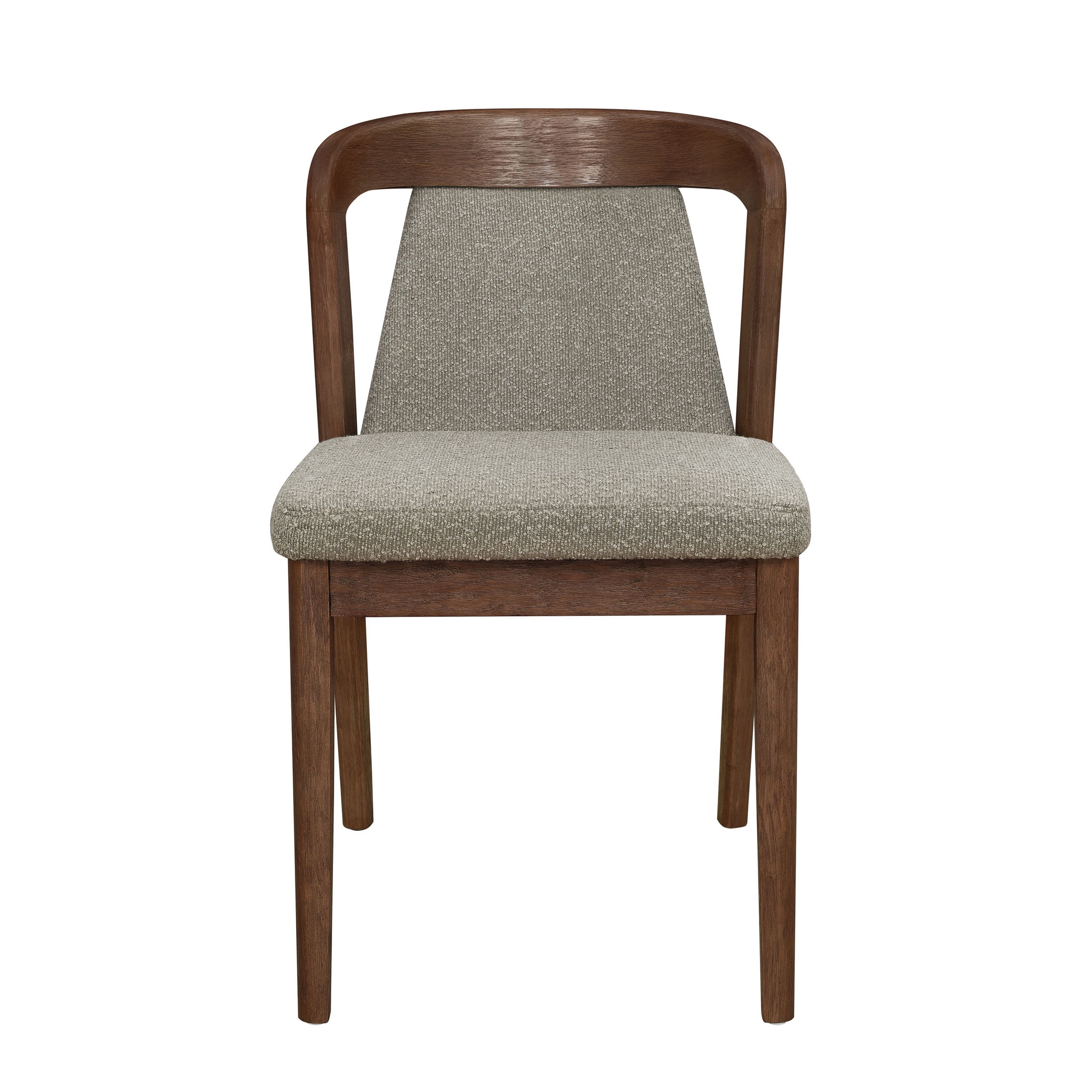 Christopher Knight Home 5-Piece Square Dining Table Set with Upholstered Chairs, Walnut+Light Brown