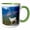 Green/White, variant on 3drose, Ak Denali, Dall Sheep Wildlife, Polychrome Pass - Us02 Jgi0151 - Jerry Ginsberg, 15oz Mug