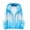 Blue-, variant on Ugoldhm Kids Active Zip Up Hoodie Girls Ultralight Summer Jacket Long Sleeve Cooling Sun Protection Thin Tops Size 9-15