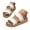 White, variant on Platform Sandals for Women Denim Double Strap Slip on Slides 2025 Ladies Summer Beach Shoes