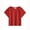 Red, variant on Boys And Girls T Shirt Summer Short Sleeve Round Neck Short Sleeve 3 17 Years Girls Softball under Shirts