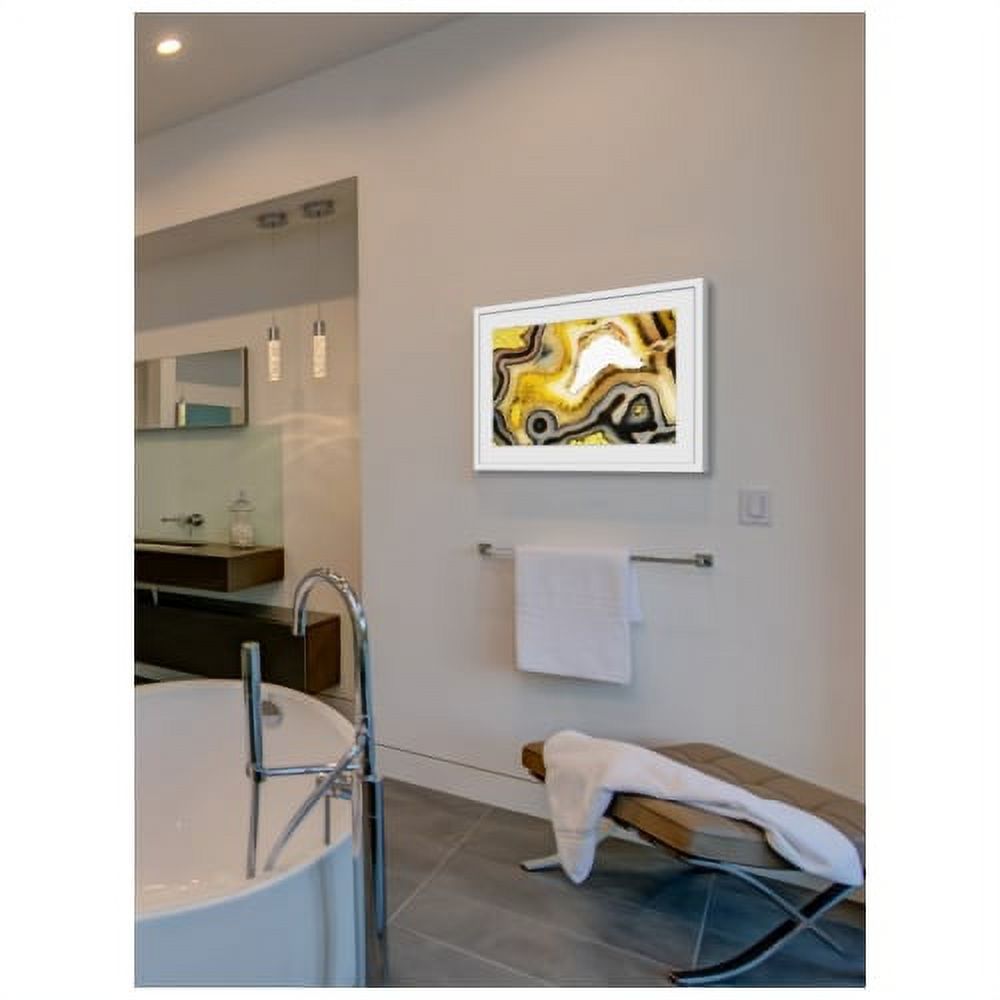 "Golden Mineral" Framed Painting Print
