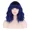 Black Ombre ,Dark Blue, variant on RightOn 14 Inches Hot Pink Wig With Bangs Wavy Wig for Women Daily Use