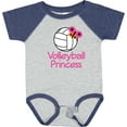 thumbnail image 3 of Inktastic Volleyball Butterfly Princess Girls Baby Bodysuit, 3 of 5