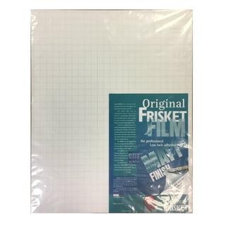 Frisket : Masking Film : 8 Sheet Pack : 25.4x38.1cm : Matt