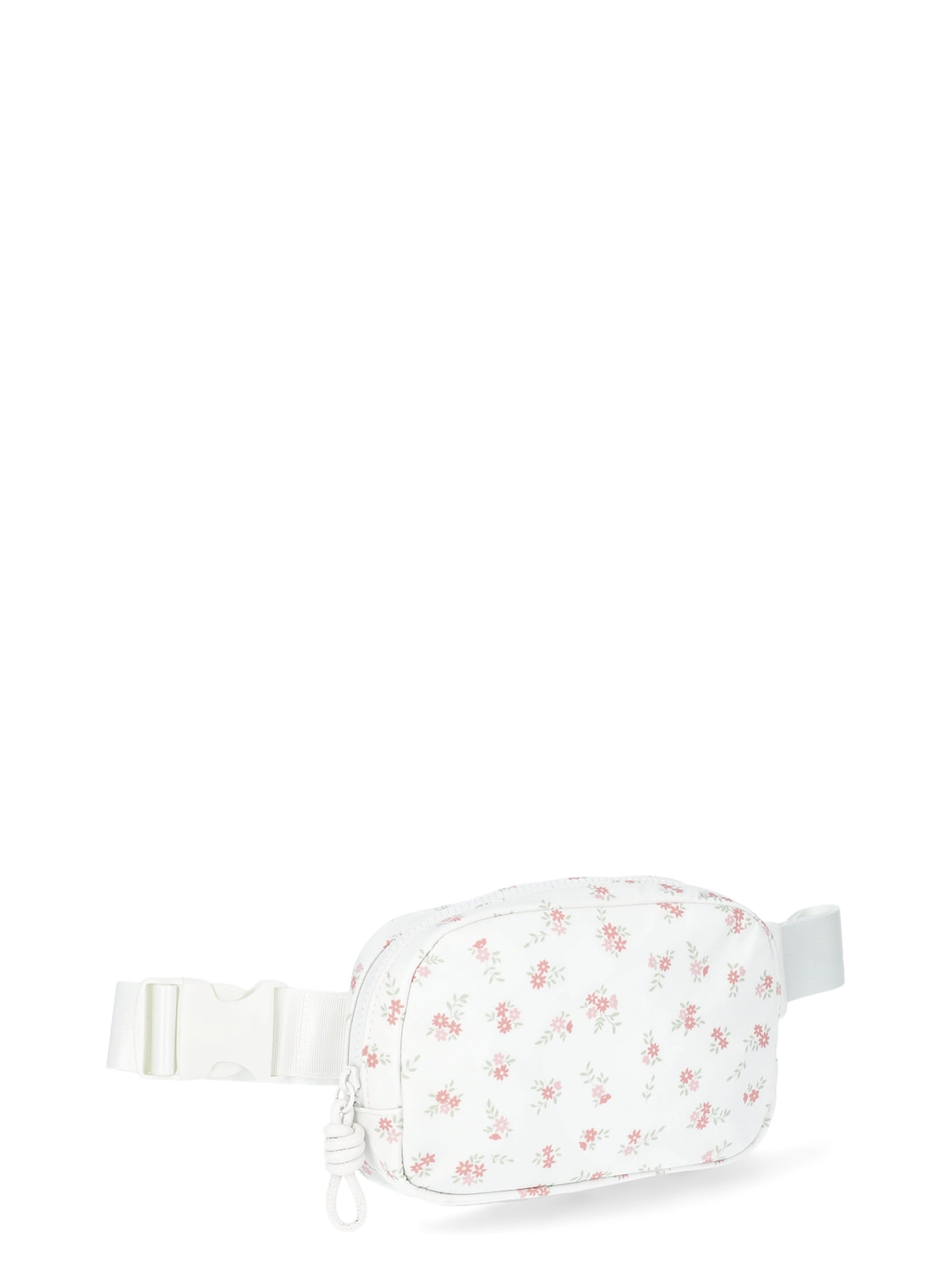 No Boundaries Hands Free Fanny Pack, Ivory Floral, Women’s