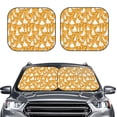 thumbnail image 2 of Naloa Funny goose family Print 2-Piece Windshield Sunshade,Foldable Car Front Window Sun Shades,for Most Sedans SUV Truck-Medium, 2 of 6