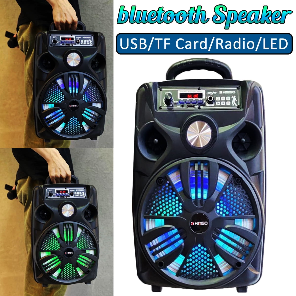 Speaker karaoke 8 inch Clearance