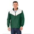 thumbnail image 2 of Charles River Adult Championship Jacket in Forest/White M | 9971, 2 of 4