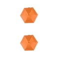 thumbnail image 1 of Inteprter Paraguas plegable a prueba de viento y lluvia para protección solar, sombrillas plegables de color naranja color naranja 2Conjunto, 1 of 6