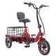 thumbnail image 5 of Bicicleta eléctrica plegable de 3 ruedas para adultos, 350 W, 48 V, minibicicleta de carga eléctrica de 12 pulgadas para personas mayores con batería de litio extraíble, 5 of 5