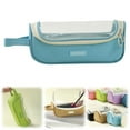 thumbnail image 2 of Goohae Pencil Pouch, Multicolor Pencil Case with Clear Window, Clear Aesthetic Pencil Case, Large Capacity Pen Organizer with Transparent Window, Makeup Bag, 2 of 8