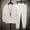 White, variant on Two Piece Lounge Sets for Women Long Sleeve Tops Wide Leg Sweatpants Sweatsuits with Pockets