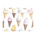 thumbnail image 7 of Yayeee Collapsible Storage Bin with Lid Fabric Closet Decorative Basket with Handles, Ice Cream Pattern, 7 of 7