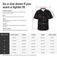thumbnail image 6 of Lsque Dinosaur pattern Hawaiian Shirt for Men, Unisex Summer Beach Casual Short Sleeve Button Down Shirts-Large, 6 of 9