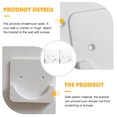 thumbnail image 4 of 1 Pair Curtain Rod Holder Curtain Rod Mount Socket Shower Rod Retainer, 4 of 6