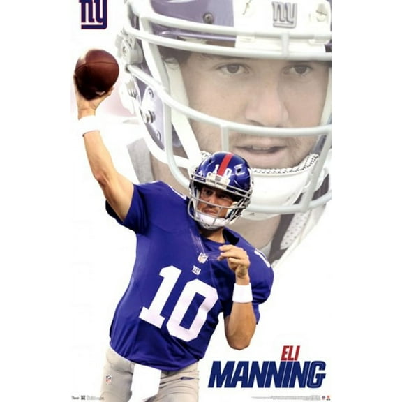 NY Giants - E Manning 12 Poster Print (22 x 34)