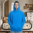 thumbnail image 4 of Ankishi Bedazzled Hoodie Long Sleeve Unisex Rhinestone Pullover Hooded Sweatshirts for Daily Wear Party Streetwear, 4 of 9