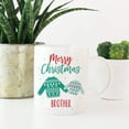 thumbnail image 3 of Coffee Mug, Merry Christmas Brother, Fair Isle Ugly Sweater Design, 1-Pack, 3 of 3