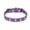 Purple, variant on Adjustable Cat Collar, Star Moon Decor PU Leather Pet Collar, Breakaway Safety Cat Collar for Small Pets, Stylish Dog Collar for Indoor Outdoor, 10.8" Long