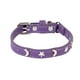 thumbnail image 1 of Collar De Cuero Para Gatos Adecuado Para Gatos Machos Y Hembras Con Banda Elástica, Estrella Y Luna, Collar Con Hebilla Ajustable Adecuado Para Gatos Pequeños Y Gatos Grandes, Tamaño 8-12 Pulgadas, 1 of 2