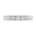 thumbnail image 3 of 1 Carat Diamond Wedding Band Ring in 14K Rose Gold (Ring Size 5.5), 3 of 5