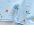 thumbnail image 4 of Bellafa Baby Boys Zipper Swimsuit Rash Guard Sets UPF 50+ One Piece Bathing Suit with Hat 1-7Y Toddler Beach Surf Swimwear, 4 of 7