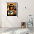 thumbnail image 1 of Cuadros Decorativos Kit de pintura de diamante 5D antiguo Egipto reina completo redondo taladro DIY manualidades mosaico Ndcxsfigh Nuevos Originales, 1 of 9