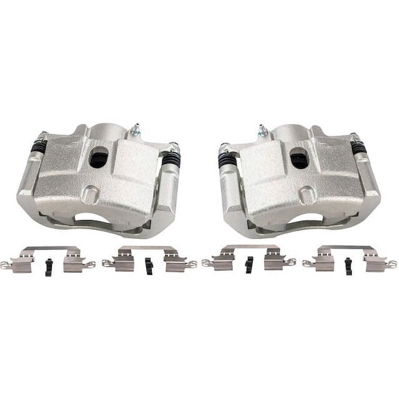 Front Brake Caliper Set 2 Piece - Compatible with 2013 - 2016 Dodge Dart 2014 2015