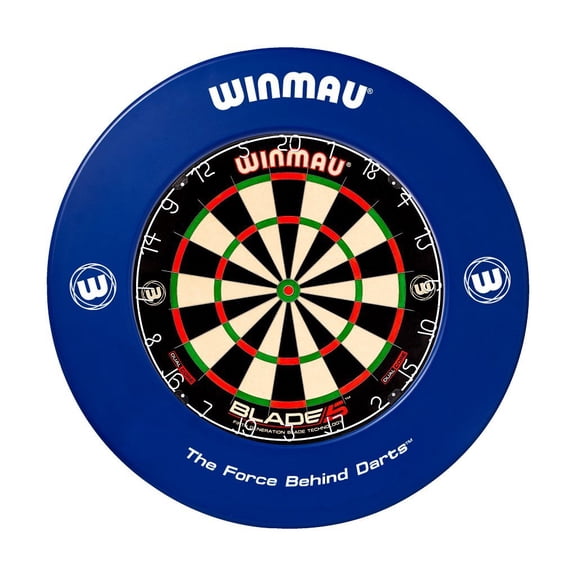 Winmau One-Piece Dartboard Surround - Blue