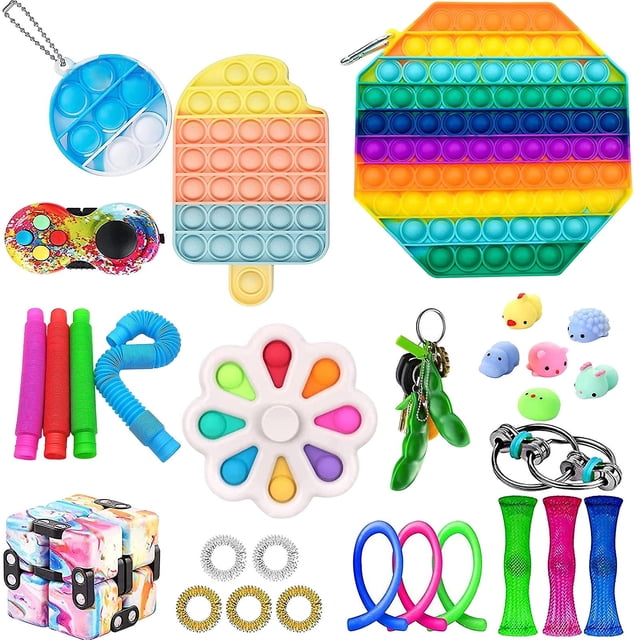 Juguete sensorial Push Bubble Fidget para aliviar el estrés del autismo
