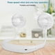 thumbnail image 3 of Mini USB Rechargeable Neck Fan, Portable Hands-Free Cooling Device, 3 Speed Settings, Lightweight & Compact for Personal Use (White), 3 of 5