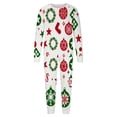 thumbnail image 5 of Matching Family Pjs - Parent Child Christmas Sets Print Home Clothes Pajamas Long Sleeved Pants Two-Piece Sets, 5 of 6