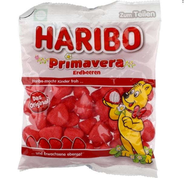 Haribo Primavera Erdbeeren 175 g (PACK OF 3) - Walmart.com