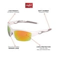 thumbnail image 3 of RAWLINGS Youth Sport Baseball Sunglasses, Lightweight Stylish Shield Lens, 100% UV Poly Lens, Secure Fit, Superior Clarity, 3 of 6