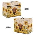 thumbnail image 3 of HELLHERO Cow Sunflower Sewing Machine Cover and Handle Soft Durable Gifts for Housewife, 3 of 8