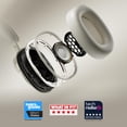thumbnail image 2 of Auriculares inalámbricos Bowers & Wilkins Px7 S3 para colocar sobre la oreja, blancos, 2 of 9