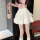 thumbnail image 1 of Falda A de encaje con cintura alta y forma de huevo, estilo nuevo de verano de 2024, falda de encaje blanca con mangas abullonadas, de moda para mujer, 1 of 4