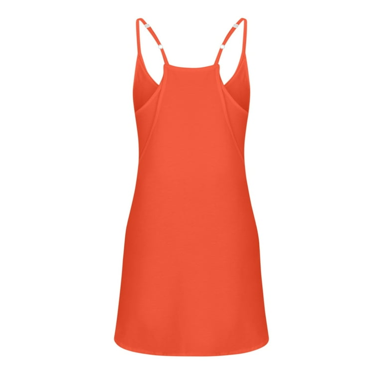 strapless open back dress End Zone Energy Mini Dress Orange / M main image 1