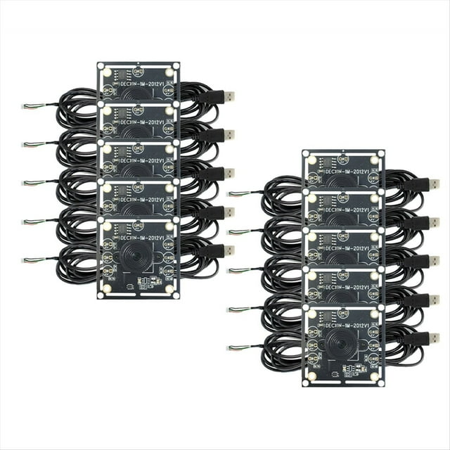 Módulo de Cámara de 100 Grados de 10 Piezas, 1 MP, OV9732, 1280 X 720, Controlador USB Gratuito, Enfoque Manual, con Cable de 2 Metros para WinXP/7/8/10