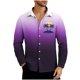 thumbnail image 2 of Blusa y camisa de manga larga con cuello vuelto para hombre, estilo casual, a la moda, con botones estampados, blusa de manga larga con cuello vuelto, camisetas de poliéster para hombre, 2 of 5