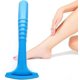 thumbnail image 5 of Removedor de callos del talón del pie Eliminación de piel muerta Herramienta de cuidado de la piel de plástico Escofina de pedicura portátil, azul ER, 5 of 5