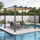 thumbnail image 1 of Pérgola de Aluminio 10x10 pies con Toldo Ajustable, Estructura Reforzada para Jardín, Patio y Terraza, Color Caqui, 1 of 7