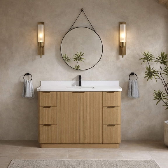Calamigo 48" Bathroom Vanity Oak