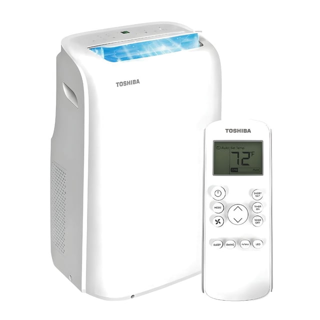 Aire Acondicionado Portátil Toshiba Ventilador y Deshumidificador 3 en 1 con Wi-Fi y Pantalla Led Compatible con Alexa y Google Assistant 8000 BTU