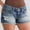 Blue, variant on Women's Ripped Denim Shorts Mid Rise Distressed Jean Shorts Stretchy Short Jeans With Pocket Summer Casual Jeans Short Jean Women Pants on Pant Women Woman Jean Pants Tall Womens Clothes Long Stilt